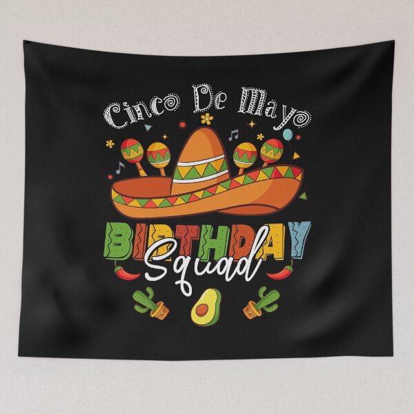Item preview, Cinco De Mayo Birthday Squad Cool Mexican Matching Family designed and sold by Sugengthecraftd.