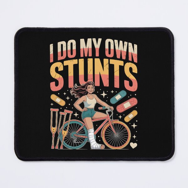 Item preview, I Do My Own Stunts T-Shirt Women Funny Broken Leg Recovery Humor Design designed and sold by Redgiant87x.