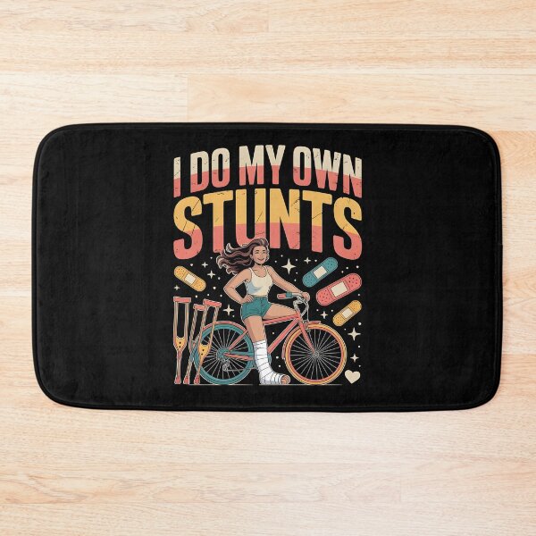 Item preview, I Do My Own Stunts T-Shirt Women Funny Broken Leg Recovery Humor Design designed and sold by Redgiant87x.