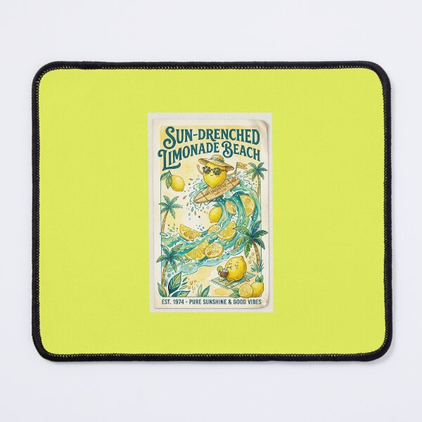 Item preview, Sun Drenched Lemonade Beach Vibes designed and sold by Spontane Minds.
