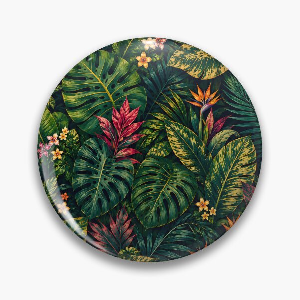 Item preview, Dark Tropical Jungle Pattern 2 designed and sold by SouthWestGraphics.