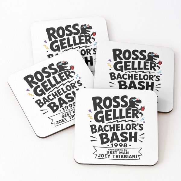Item preview, Ross Geller Bachelor Bash Friends Fan Art Tee – Funny 90s Sitcom Party Design designed and sold by TheStephanieRome.