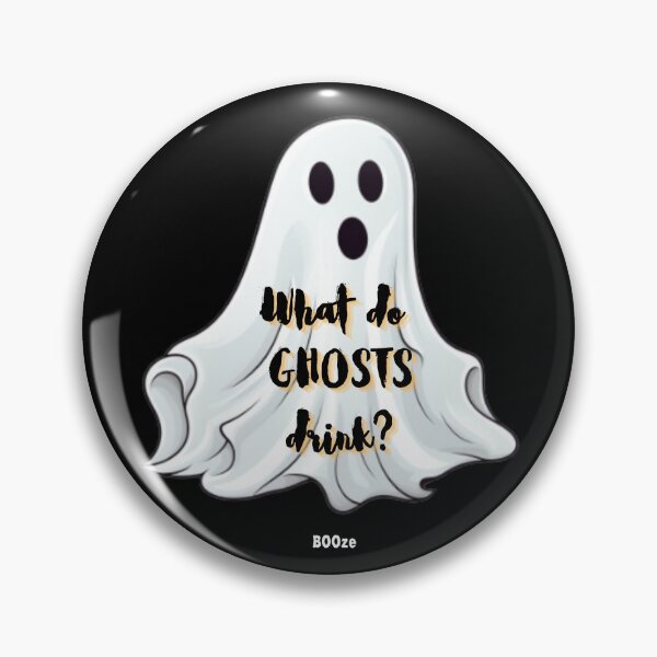 Item preview, Clever riddle-design - What Do GHOSTS Drink? designed and sold by PhoenixbyGEDA.