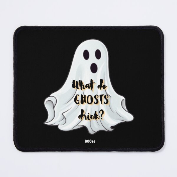 Item preview, Clever riddle-design - What Do GHOSTS Drink? designed and sold by PhoenixbyGEDA.