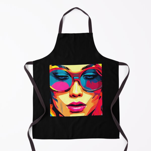 Item preview, Pop Art Fantasy Female Face With Colorful Sunglasses designed and sold by DEC02.