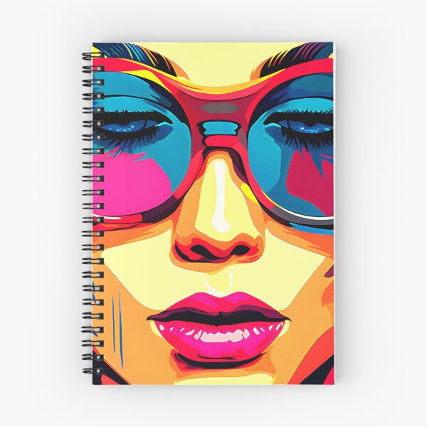 Item preview, Pop Art Fantasy Female Face With Colorful Sunglasses  designed and sold by DEC02.