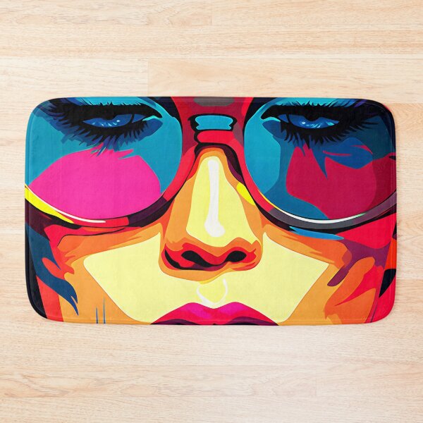 Item preview, Pop Art Fantasy Female Face With Colorful Sunglasses  designed and sold by DEC02.