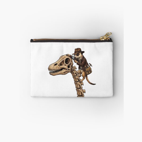 Item preview, Paleontologist Meerkat and Dinosaur Fossil designed and sold by orioleoutdoor.