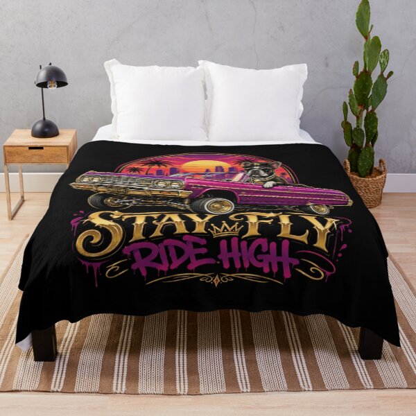 Item preview, Stay Fly Ride High Lowrider Bulldog Shirt | Hip Hop West Coast Streetwear Graphic designed and sold by PLUSHIWORLDtm.