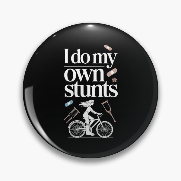 Item preview, I Do My Own Stunts T-Shirt Women Bicycle Accident Recovery Humor designed and sold by Redgiant87x.