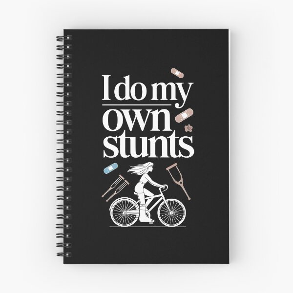 Item preview, I Do My Own Stunts T-Shirt Women Bicycle Accident Recovery Humor designed and sold by Redgiant87x.