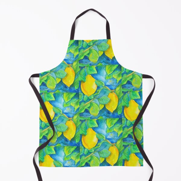 Item preview, Amalfi Lemons Watercolor Painting designed and sold by Camille Woodward.