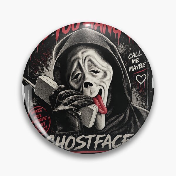 Item preview, Ghostface “No You Hang Up” Horror Vintage Tee Design designed and sold by Kala Design.