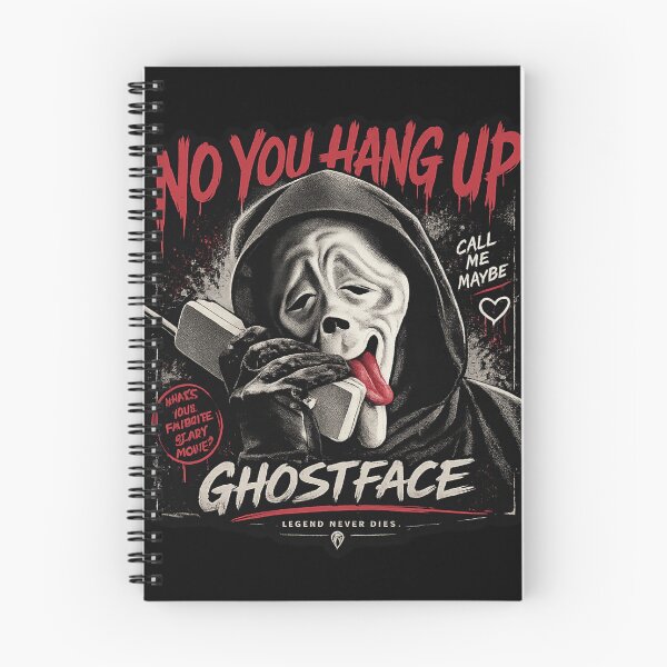 Item preview, Ghostface “No You Hang Up” Horror Vintage Tee Design designed and sold by Kala Design.