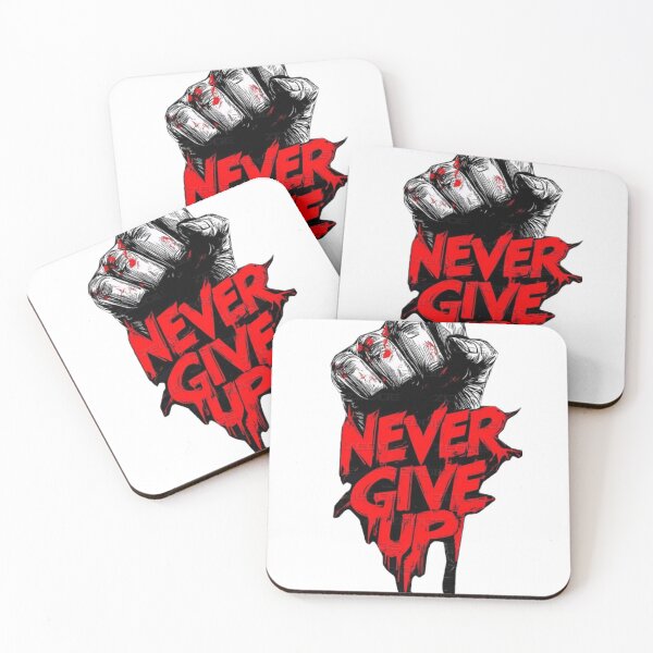 Item preview, Never Give Up Clenched Fist - Hardcore Gym Motivation designed and sold by gokhanuzen.