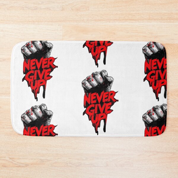 Item preview, Never Give Up Clenched Fist - Hardcore Gym Motivation designed and sold by gokhanuzen.