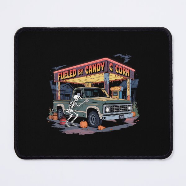 Item preview, Fueled By Candy Corn Skeleton Halloween Truck Design designed and sold by Raw Tigers.