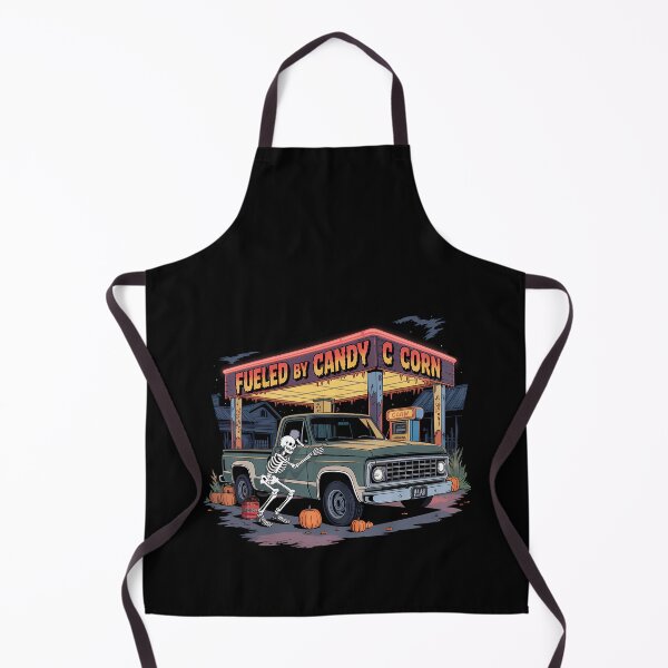 Item preview, Fueled By Candy Corn Skeleton Halloween Truck Design designed and sold by Raw Tigers.