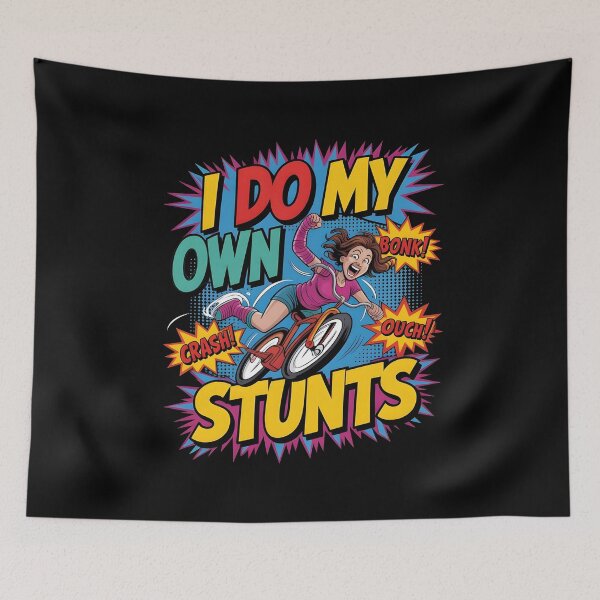 Item preview, I Do My Own Stunts T-Shirt Women Funny Broken Arm and Leg Injury Design designed and sold by Redgiant87x.
