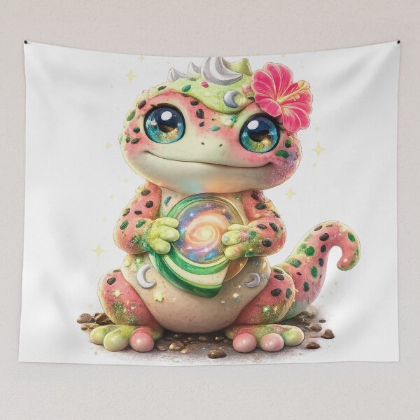 Item preview, Seedy Supernova Gecko | Cosmic Cupcake Critter | Summer Portal Collection High Vibz designed and sold by highvibz72.
