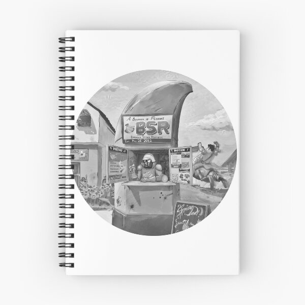 Item preview, Greyscale Banana Stand Republic Emblem  designed and sold by BananaStandRep.