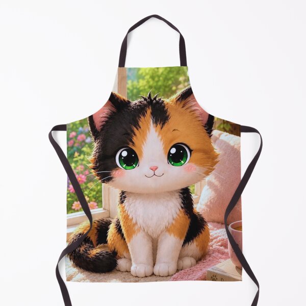 Item preview, Cute Calico Cat Cartoon designed and sold by BackgroundND.