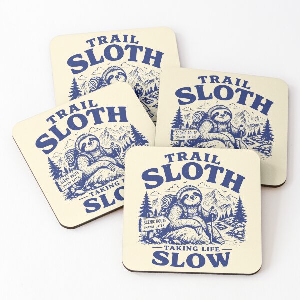 Item preview, The Trail Sloth Taking Life Slow designed and sold by 89shirts.