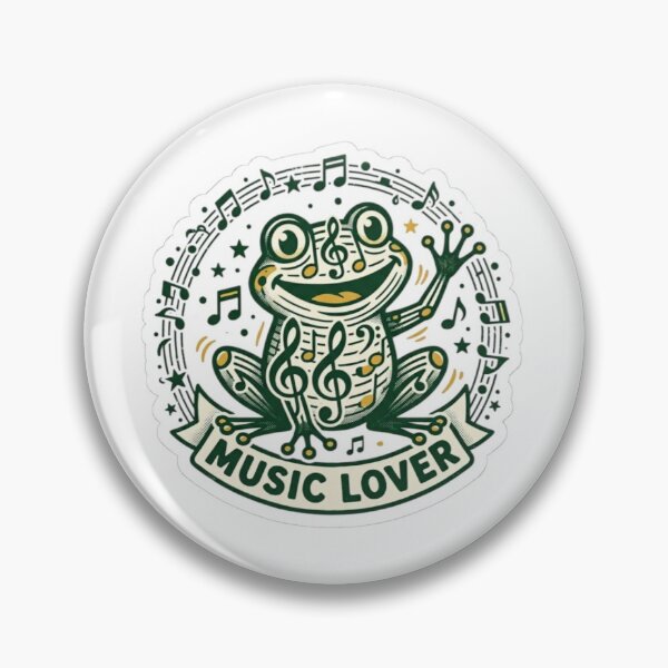 Item preview, Music Lover Frog designed and sold by MizzSmill.