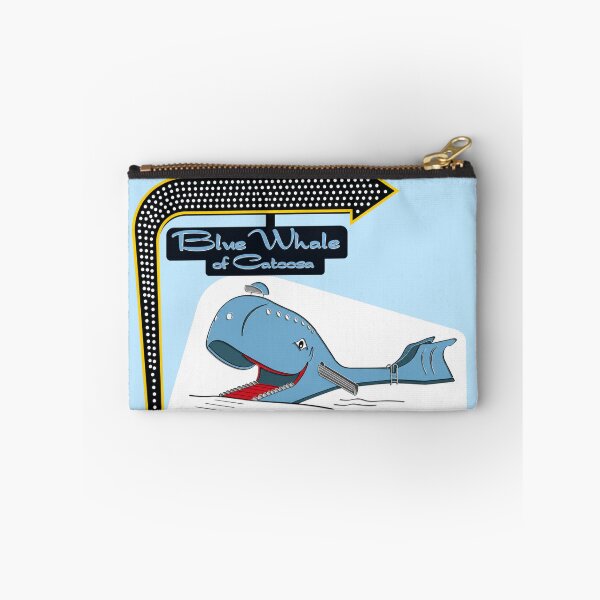 Item preview, Blue Whale of Catoosa Route 66 Retro Design | Vintage Oklahoma Roadside Attraction Art | Americana Travel Graphic designed and sold by SimplyJasper.
