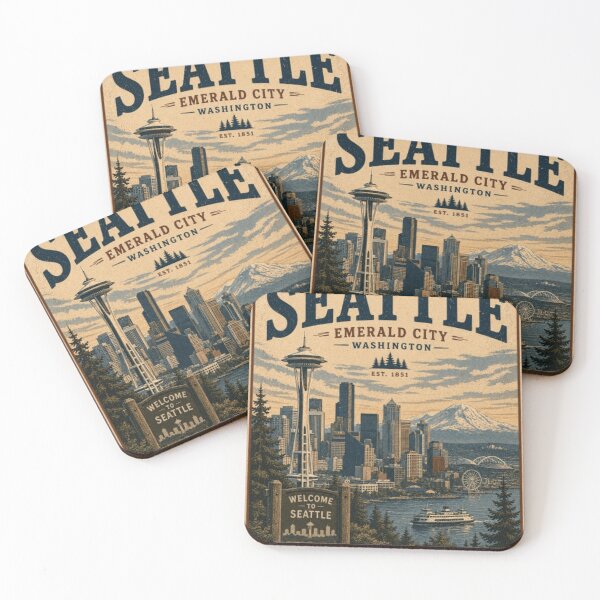 Item preview, Seattle, Washington Apparel - Tshirt, Sweatshirts, Long Sleeve, Hats, Stickers designed and sold by projectbadass.