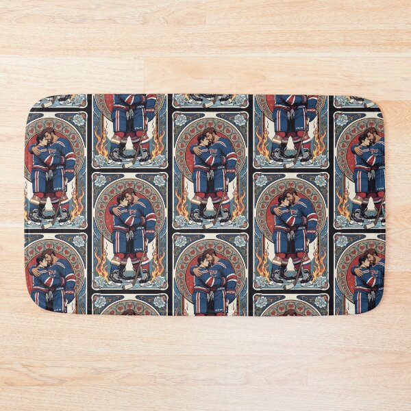 Item preview, Passionate Teammates Embrace – Hockey Love designed and sold by ZhivanCrimson.