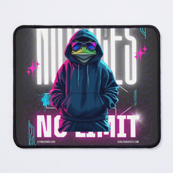 Item preview, No Rules No Limit – Neon Frog Streetwear Design designed and sold by Aesthicer.