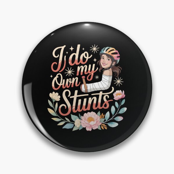 Item preview, I Do My Own Stunts T-Shirt Women Recovery Humor for Broken Bone Survivors designed and sold by Redgiant87x.