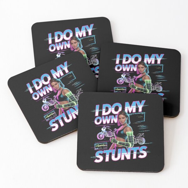 Item preview, I Do My Own Stunts T-Shirt Women Funny After Surgery Recovery Gift Idea designed and sold by Redgiant87x.