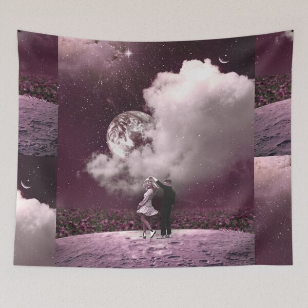 Item preview, Dancing on the Moon. Pink designed and sold by mgro-art.
