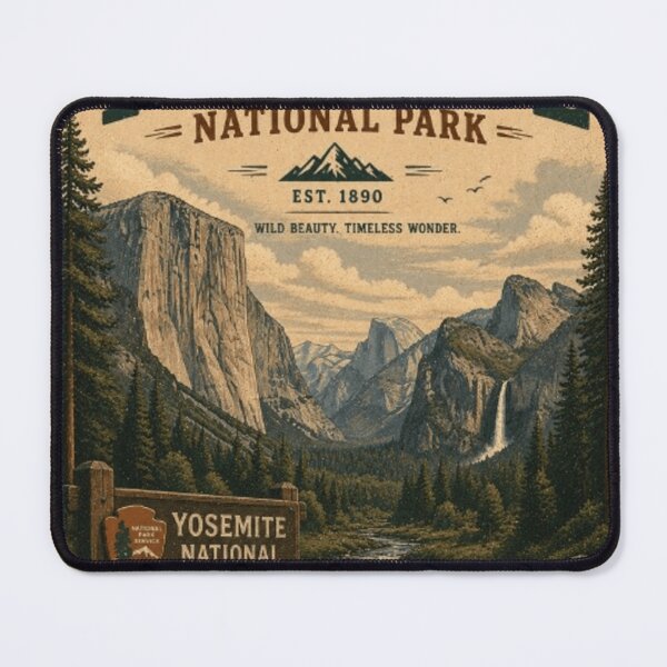 Item preview, Yosemite National Park California - Vintage T-Shirt, Sweatshirts, Crewneck, Stickres designed and sold by projectbadass.