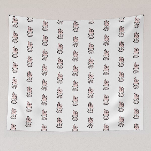 Item preview, Sweet Pink Bunny Kawaii Animal Illustration designed and sold by Osmose-Studio ⭐⭐⭐⭐⭐.