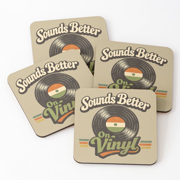 Item preview, Sounds Better on Vinyl – Retro Record Design designed and sold by SouthWestGraphics.