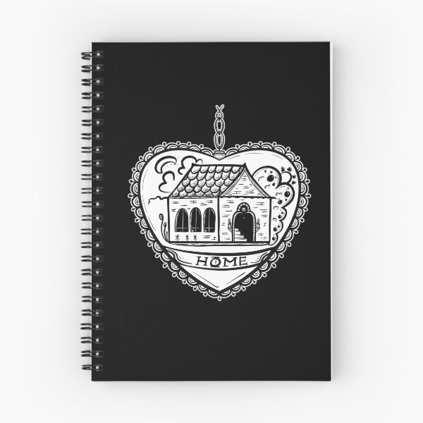 Item preview, Home Tattoo Heart "Chocolate House" - Minimalist Illustration designed and sold by LamichArt.