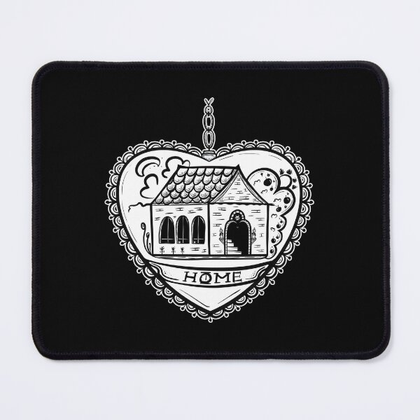 Item preview, Home Tattoo Heart "Chocolate House" - Minimalist Illustration designed and sold by LamichArt.