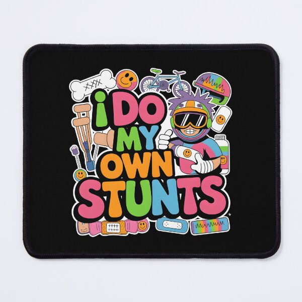 Item preview, I Do My Own Stunts T-Shirt Women Cute Injured Humor Design for Bike Lovers designed and sold by Redgiant87x.