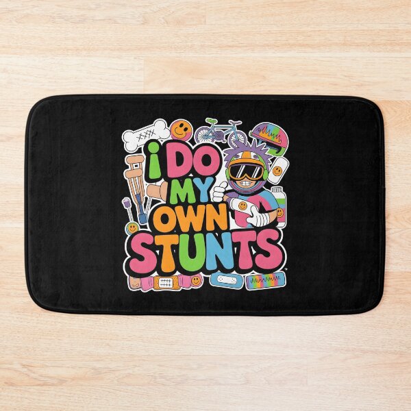 Item preview, I Do My Own Stunts T-Shirt Women Cute Injured Humor Design for Bike Lovers designed and sold by Redgiant87x.