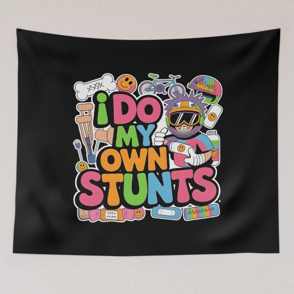 Item preview, I Do My Own Stunts T-Shirt Women Cute Injured Humor Design for Bike Lovers designed and sold by Redgiant87x.