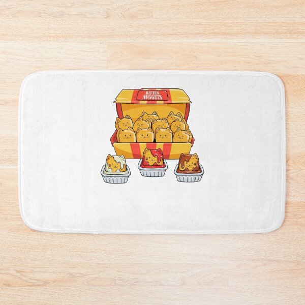 Item preview, Funny Kitten Nuggets Fast Food Cat designed and sold by suhairee-studio.