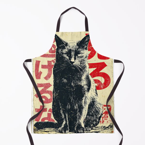 Item preview, Japanese Black Cat – “NIGERU NA” Retro Propaganda Style – Minimal Animal designed and sold by obstinator.