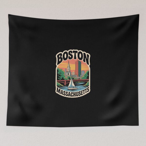 Item preview, Boston Massachusetts designed and sold by TulipaGraphics.