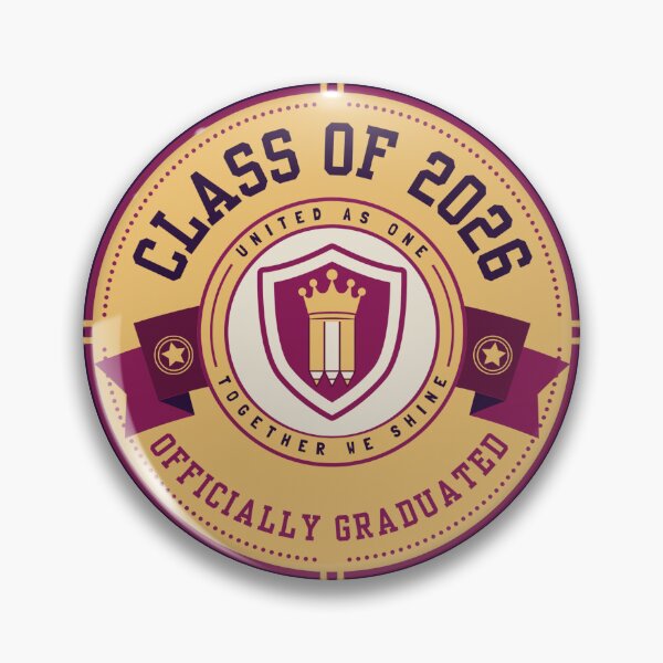 Item preview, Class of 2026 Graduation Emblem – United as One Badge designed and sold by GeoandHome.