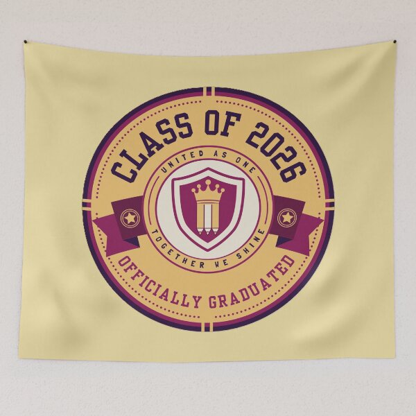 Item preview, Class of 2026 Graduation Emblem – United as One Badge designed and sold by GeoandHome.