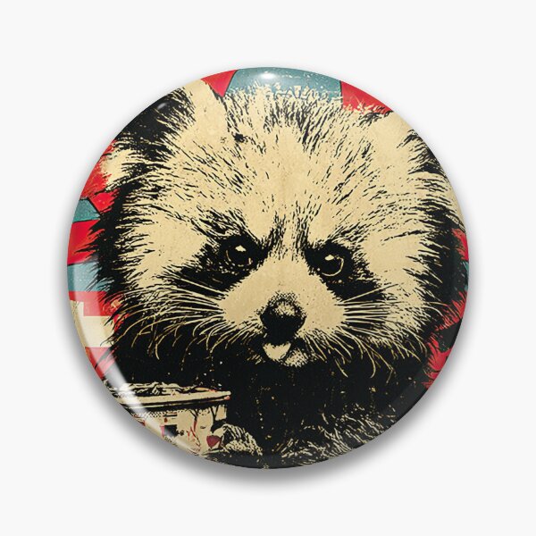 Item preview, Japanese Red Panda – “TABERO” Cute Retro Propaganda Design – Vintage Style designed and sold by obstinator.