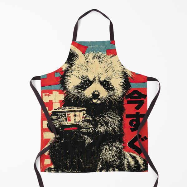 Item preview, Japanese Red Panda – “TABERO” Cute Retro Propaganda Design – Vintage Style designed and sold by obstinator.